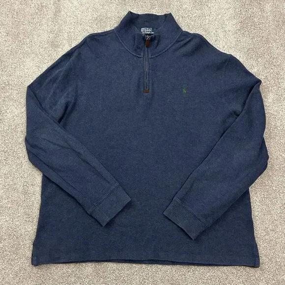 Polo Ralph Lauren Men's‎ Size XL Sweater Quarter Zip Pullover - Picture 2 of 9